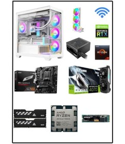 Resim RAMTECH Primus Ryzen 7 7800x3d Rtx 4070 12Gb 1Tb M.2 Nvme 32GB DDR5 Ram Masaüstü Gaming Oyuncu Bilgisayarı 