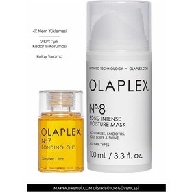 Resim Olaplex No:8 Bonding & Intense Moisture Maske 100 ML + No:7 Bonding Oil 30 ML 