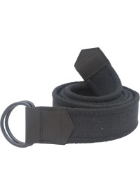 Resim Anatolia Craft Unisex Derili Erkek Kadın Kız Genç Için D Tokalı Siyah-Antik Halkalı Dokuma Siyah Koyu Gri Taba Taktik Spor Kanvas Kot Bez Kemer 