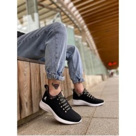 Resim Xon1 XON1601 Bağcıklı Rahat Yüksek Taban Siyah Kamuflaj Casual Erkek Spor Ayakkabı 