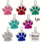 Resim 1 Adet Kişiselleştirilmiş Küçük ve Orta Boy Kedi ile Köpekler için Dog Tag 