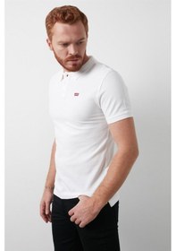 Resim Levi's Erkek Polo Yaka Beyaz Tshirt - A0229-0006 001 
