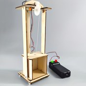 Resim DIY Ahşap Asansör Model Kiti, STEAM Eğitici Bilim Deneyimi Kiti, Model Yapımı, Montaj ve Hobi Geliştirme, El Yapımı Malzeme Kiti, Düşünme Yeteneğini Geliştirin ve Keyif Alın, Mükemmel Hediyeler 