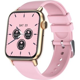 Resim Geeroyoo JZR-GY Qs08Pro 1.83 " Nabız Sıcaklık Takibi Hd Ekran Spor Arama Ve Takipçili Pembe Akıllı Saat (İthalatçı Garantili) 
