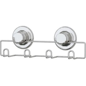 Resim Tekno-tel Vakumlu 4'lü Banyo Mutfak Vestiyer Askısı Krom DM244 