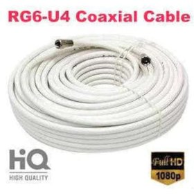 Resim Uydu Anten Kablosu F Konektörlü 60 Metre 