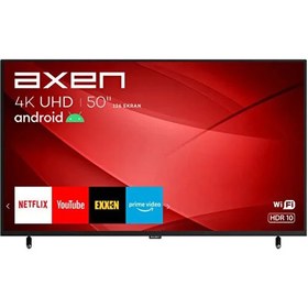 Resim AX50FIL403 50" 127 Ekran UHD Smart TV Axen