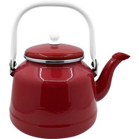 Resim Orcamp Retro Emaye Kamp Çaydanlığı Kırmızı Out-1551 Çok Renkli 