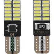 Resim Tekstore T10 24 LED Park Ampülü, Tavan, Plaka Ampülü (2 Adet) Canbus'lı 
