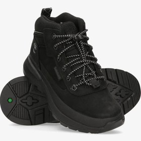 Resim Timberland Mid Lace Up Çocuk Siyah Outdoor Bot 