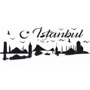 Resim Genel Markalar İstanbul Silueti (Tip 2) 50X20 Cm Lcst [Lcst] 