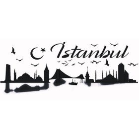 Resim Genel Markalar İstanbul Silueti (Tip 2) 50X20 Cm Lcst [Lcst] 