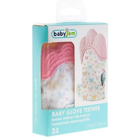 Resim Babyjem Diş Kaşıyıcı Eldiven Pembe 