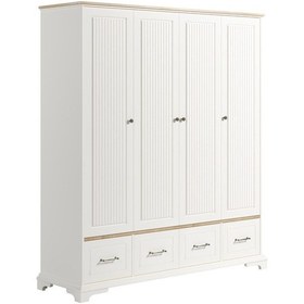 Resim Meltem Kids Valentine Genç Odası Dört Kapılı Dolap 