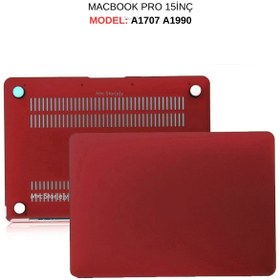 Resim Mcstorey Macbook Pro Kılıf 15inç Mat Flu (TOUCHBARLI 15" PRO 2016-2019) A1707 A1990 Ile Uyumlu 