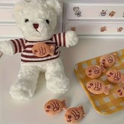 Resim Sevimli Balık Şeklinde Peluş Broş İğneleri, Polyester Elyaf Sevimli Balık Yaka İğneleri, Sırt Çantası/Giysi/Pantolon İçin Çok Yönlü Takılar, Gençler, Doğum Günü Partisi Hediyeleri, Tatil Aksesuarları İçin İdeal - Çoklu Paket 