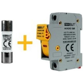 Resim Mexxsun - İnges 16 Amper Dc Sigorta Ve Yuvası Kutusu 1000 Volt 16 