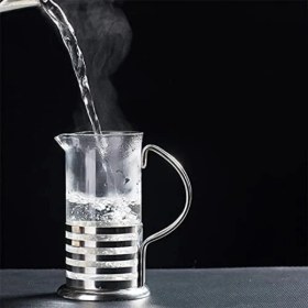 Resim K-Yonlineticaret Paslanmaz Çelik Gövdeli French Press Kahve ve Çay Demleme Aparatı 