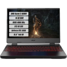 Resim Acer Nitro 5 AN515-46 Amd Ryzen 5 6600H 16 GB 512 GB SSD Rtx 3050 Freedos 15.6" Fhd 144 Hz Taşınabilir Bilgisayar NH.QGXEY.001-16 