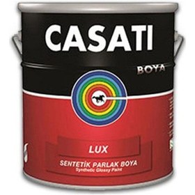 Resim Casati Lüx Sentetik Parlak Boya 0,75 Litre Beyaz (481985219) 