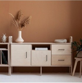 Resim Woodesk Vetta, Ahşap, Dolap Ve Konsol, 140x90, Natural Renk 