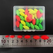 Resim 30 adet Balıkçılık Yüzer Seti, Millet Şekilli, Yüksek Görünürlü, Karışık Kırmızı, Sarı, Yeşil, Kalınlaştırılmış Kök, Hassas Köpük Yüzerler, Balıkçılık için Magnesiyum Çubuk/Flint Dahil Değil, Pil Olmadan 
