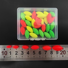 Resim 30 adet Balıkçılık Yüzer Seti, Millet Şekilli, Yüksek Görünürlü, Karışık Kırmızı, Sarı, Yeşil, Kalınlaştırılmış Kök, Hassas Köpük Yüzerler, Balıkçılık için Magnesiyum Çubuk/Flint Dahil Değil, Pil Olmadan 