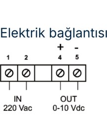 Resim Systemair MTV-1/010 Hız Kontrol 0..10V 