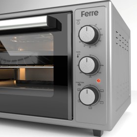 Resim Ferre 45-500-ML Metalik Gri Midi Fırın (0+5) 