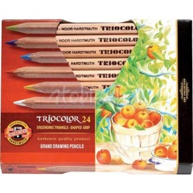 Resim Koh-i-noor Tricolor Grand Drawing Pencils 24lü Kuru Boya Seti (31 