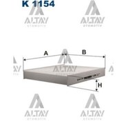 Resim Esse Otomotiv - Focus C-Max 03-Mondeo 07-14 Kuga 08- Karbonsuz Polen Filtresi - FLT-K1154 - 3M5J18D543BA 