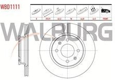 Resim HYUNDAİ İ20 08-12 ÖN FREN DİSK 256MM (WALBURG) 