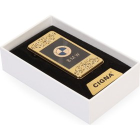 Resim Bmw Logolu Gold USB Şarjlı Elektronik Çakmak 