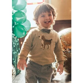 Resim Mayoral Kışlık Erkek Bebek Örme Kazak Bej - Bej / 4 Yaş 