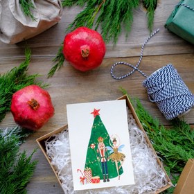 Resim Yılbaşı Kartpostalları I - Tekli Kartpostal Fındıkkıran 