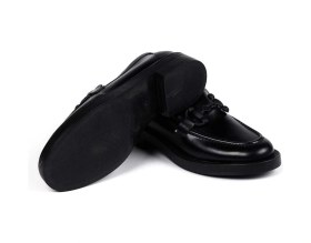 Resim Bestello Tokalı Termoplastik Loafer 281-128 Kadın Ayakkabı Siyah 