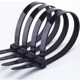 Resim Uv Tork Kablo Bağı Cırt Kelepçe 4,8 Mmx250 Mm Siyah 100 'lü Paket 