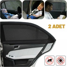 Resim Hyundai I20 (2008-2014) 2 Adet Oto Yan Cam Perdesi Araba Arka Güneşlik 