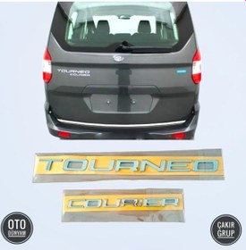 Resim İthal Tourneo Courier Bagaj Yazısı-takım-tourneo Courier Yazı--2013-2020 Modele Kadar Uyumlu 