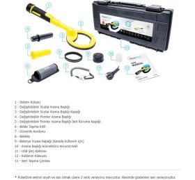 Resim Nokta Dedektör Tambudur Dedektör Pulsedive Scuba Detektörü&pointer Ikili Pointer Set 60M'YE Kadar Su Geçirmez - Sarı 