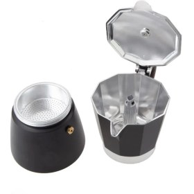 Resim Mokapot 6-Cup Coffeehutt Bigg Coffee Kahve Demleme Kahve Ekipmanı Italyan Filtre Kahve Makinesi 