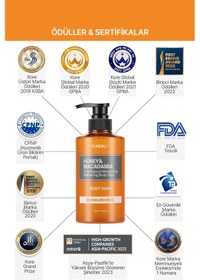 Resim Kundal Honey & Macadamia Pure English Rose Body Wash 500 ML 