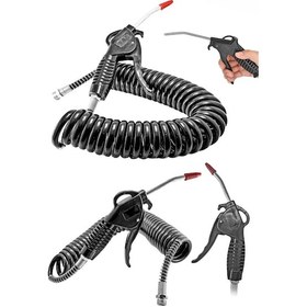 Resim PROXTECH 7 Metre Hava Üfleme Toz Alma Kompresör Hava Tabancası 