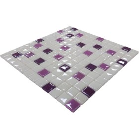 Resim MozaiKristaL Mutfak Tezgah Arası ve Tüm Yaşam Alanları İçin Cam Mozaik. Taş Ölçüleri: 25X25X5 Mm. File Ölçüsü: 31.5X31.5 cm ( 1 Koli = 1 m2 Fiyatıdır ) 