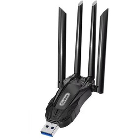 Resim Go-Des GD-WPS015 Wi-Fi USB Adaptörü 900Mbps - Siyah 