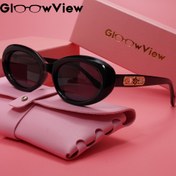 Resim GlowView Unisex Retro Steampunk Tasarımlı, Siyah & Altın Renkli Şık Gözlük - Premium Deri Kılıf ve Mikrofiber Bez Dahil, Günlük ve Parti Kullanımı İçin 