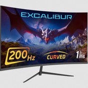 Resim Casper Excalibur M.E238FHD-G 23.8" 200HZ 1MS 300NIT (HDMI+Display Port) Curved Freesync + G-Sync FHD Monitör 