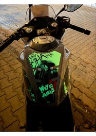 Resim Cf Moto 250 Sr 2020 - 2024 Uyumlu Tank Pad Set 015 Çok Renkli 