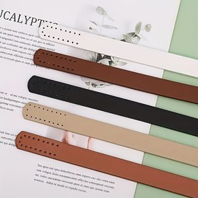 Resim 2 adet PU Deri Çanta Askısı Deri Tote Sapı PU El Kavrama Çanta Askısı El Askısı 60cm/23.62 inç 