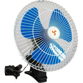 Resim Dmb Araç Içi Vantilatör Mavi Mandallı 24V 10 Inç Tüm Modeller Uyumlu 